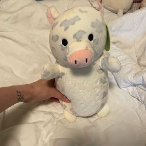 Squishmallow Reese the Pig hugamee